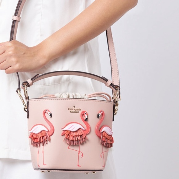 Kate spade flamingo warm vellum by the pool bucket - Picture 3 of 6